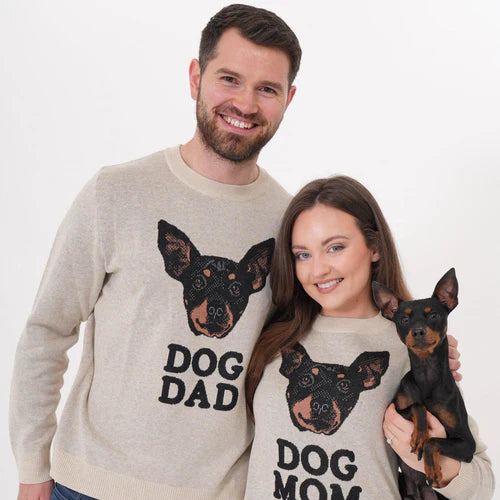Custom Knitted Pet Face Sweater 2